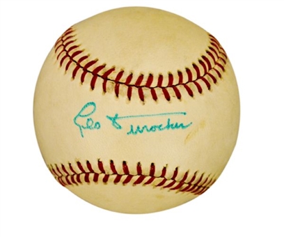 Leo Durocher Signed Baseball 
